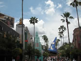 MGM 06 - Looking down street at Sorcerer Mickey's Hat