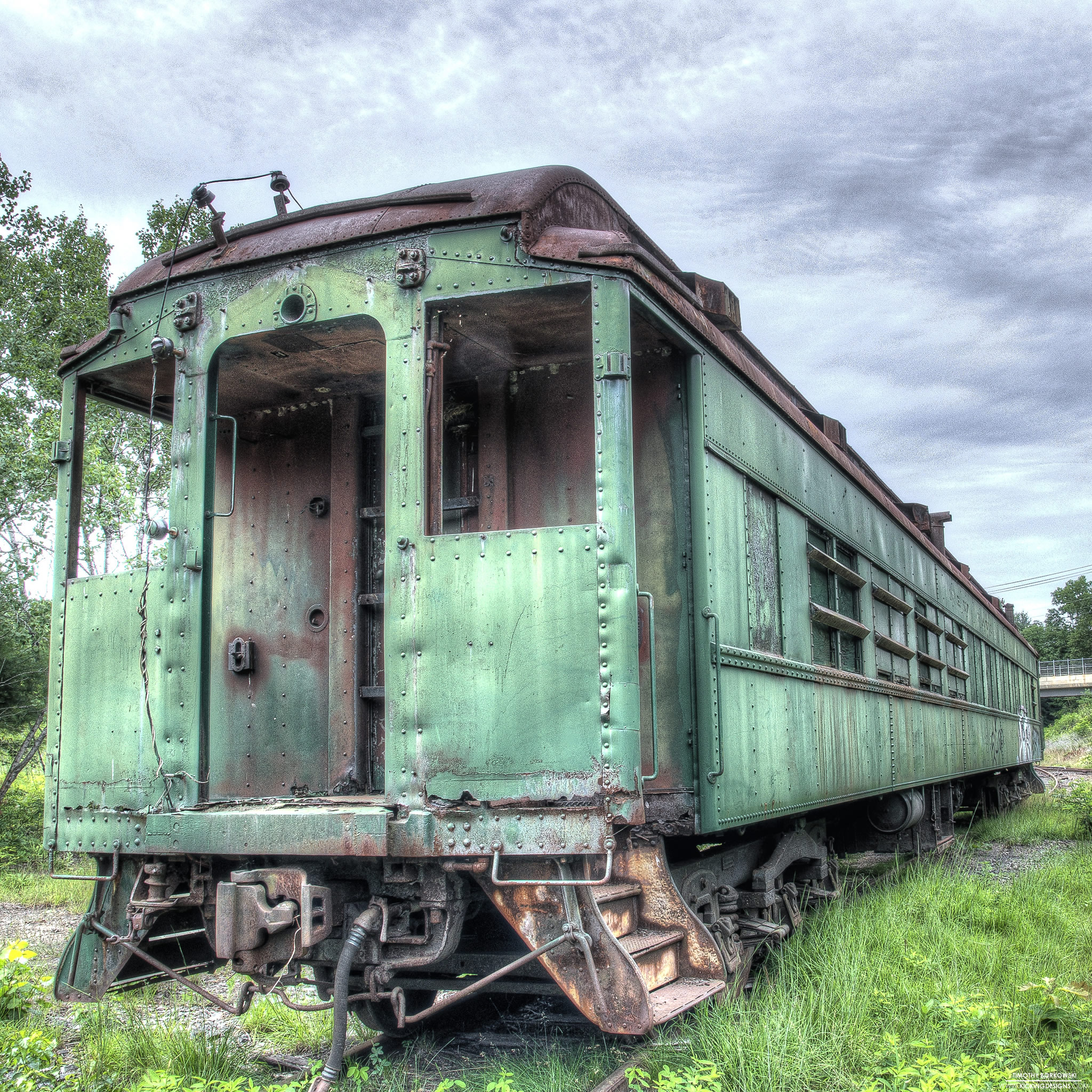 Abandoned Train Car 8-3-2014 Wallpaper Background | Kicking Designs