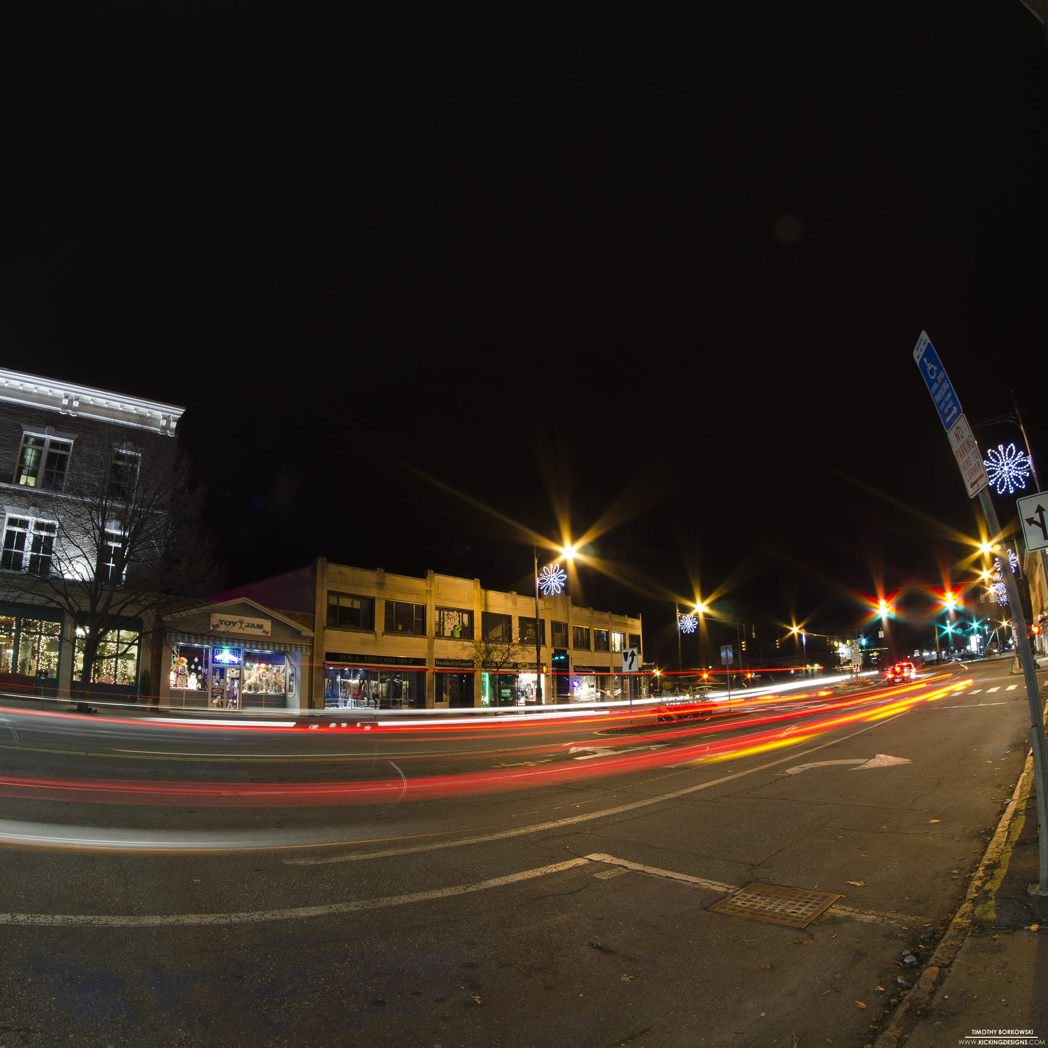 Torrington at Night 12-23-2014 Wallpaper Background | Kicking Designs