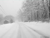 Outdoors 013 - During snow storm on 2/07/2003 - Harwinton, CT